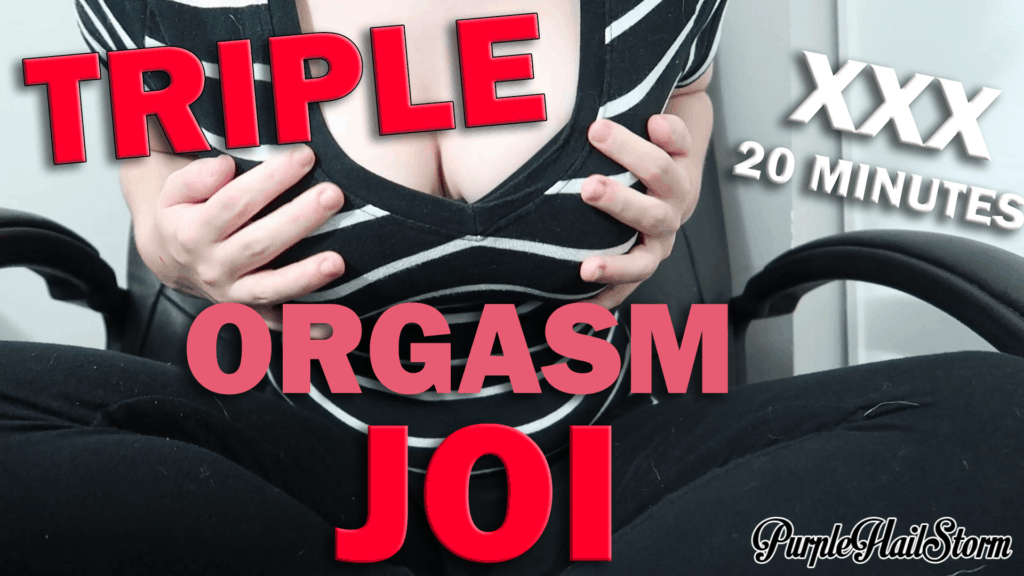 jerk off instruction video Triple Orgasm JOI