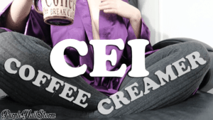 Cum Eating Methods: Coffee Creamer